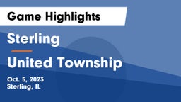 Sterling  vs United Township Game Highlights - Oct. 5, 2023