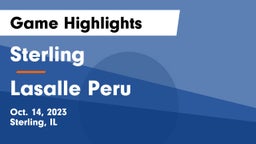 Sterling  vs Lasalle Peru Game Highlights - Oct. 14, 2023