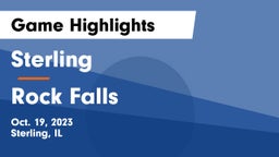 Sterling  vs Rock Falls  Game Highlights - Oct. 19, 2023