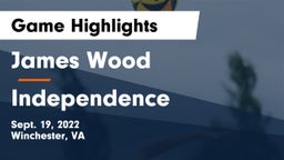 James Wood  vs Independence  Game Highlights - Sept. 19, 2022
