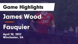 James Wood  vs Fauquier  Game Highlights - April 28, 2022