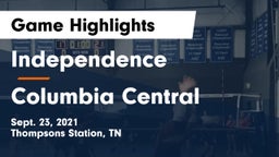 Independence  vs Columbia Central  Game Highlights - Sept. 23, 2021