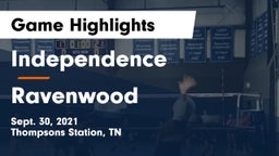 Independence  vs Ravenwood  Game Highlights - Sept. 30, 2021