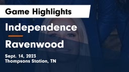 Independence  vs Ravenwood  Game Highlights - Sept. 14, 2023