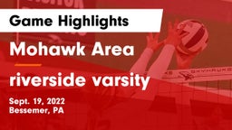 Mohawk Area  vs riverside varsity Game Highlights - Sept. 19, 2022