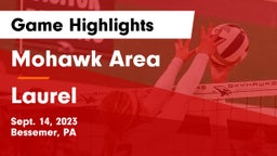 Mohawk Area  vs Laurel  Game Highlights - Sept. 14, 2023