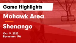 Mohawk Area  vs Shenango  Game Highlights - Oct. 5, 2023