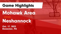 Mohawk Area  vs Neshannock  Game Highlights - Oct. 17, 2023