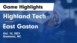 Highland Tech  vs East Gaston  Game Highlights - Oct. 12, 2021