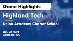 Highland Tech  vs Union Academy Charter School Game Highlights - Oct. 28, 2021