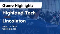 Highland Tech  vs Lincolnton  Game Highlights - Sept. 12, 2022