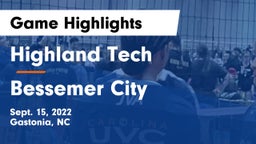 Highland Tech  vs Bessemer City  Game Highlights - Sept. 15, 2022