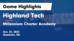 Highland Tech  vs Millennium Charter Academy Game Highlights - Oct. 22, 2022