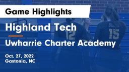 Highland Tech  vs Uwharrie Charter Academy Game Highlights - Oct. 27, 2022