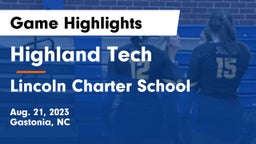 Highland Tech  vs Lincoln Charter School Game Highlights - Aug. 21, 2023