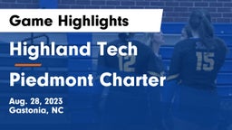 Highland Tech  vs Piedmont Charter Game Highlights - Aug. 28, 2023