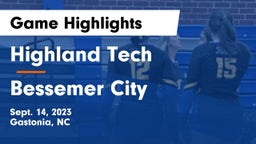 Highland Tech  vs Bessemer City  Game Highlights - Sept. 14, 2023