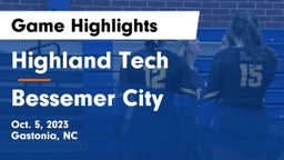 Highland Tech  vs Bessemer City Game Highlights - Oct. 5, 2023