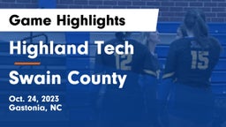 Highland Tech  vs Swain County  Game Highlights - Oct. 24, 2023