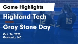 Highland Tech  vs Gray Stone Day  Game Highlights - Oct. 26, 2023