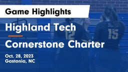 Highland Tech  vs Cornerstone Charter Game Highlights - Oct. 28, 2023