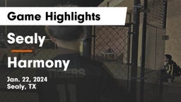 Sealy  vs Harmony Game Highlights - Jan. 22, 2024