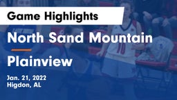North Sand Mountain  vs Plainview  Game Highlights - Jan. 21, 2022