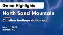 North Sand Mountain  vs Christian heritage dalton ga Game Highlights - Nov. 11, 2023