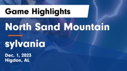 North Sand Mountain  vs sylvania  Game Highlights - Dec. 1, 2023