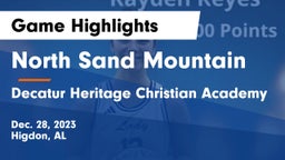 North Sand Mountain  vs Decatur Heritage Christian Academy  Game Highlights - Dec. 28, 2023