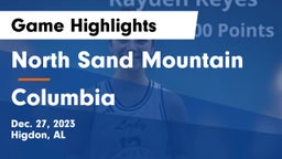 North Sand Mountain  vs Columbia Game Highlights - Dec. 27, 2023