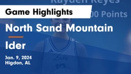 North Sand Mountain  vs Ider  Game Highlights - Jan. 9, 2024