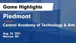 Piedmont  vs Central Academy of Technology & Arts Game Highlights - Aug. 24, 2021