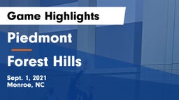 Piedmont  vs Forest Hills  Game Highlights - Sept. 1, 2021