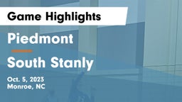 Piedmont  vs South Stanly  Game Highlights - Oct. 5, 2023