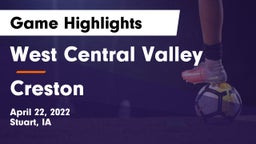West Central Valley  vs Creston  Game Highlights - April 22, 2022