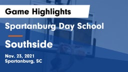 Spartanburg Day School vs Southside  Game Highlights - Nov. 23, 2021