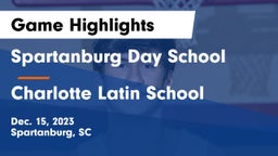 Spartanburg Day School vs Charlotte Latin School Game Highlights - Dec. 15, 2023