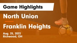 North Union  vs Franklin Heights  Game Highlights - Aug. 25, 2022