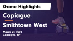 Copiague  vs Smithtown West  Game Highlights - March 24, 2021