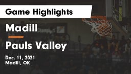 Madill  vs Pauls Valley  Game Highlights - Dec. 11, 2021