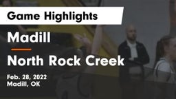 Madill  vs North Rock Creek  Game Highlights - Feb. 28, 2022