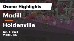 Madill  vs Holdenville  Game Highlights - Jan. 5, 2024