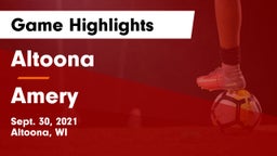Altoona  vs Amery  Game Highlights - Sept. 30, 2021