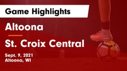 Altoona  vs St. Croix Central  Game Highlights - Sept. 9, 2021