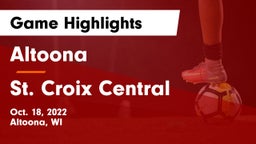 Altoona  vs St. Croix Central  Game Highlights - Oct. 18, 2022