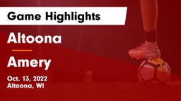 Altoona  vs Amery  Game Highlights - Oct. 13, 2022