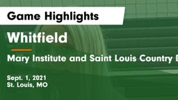 Whitfield  vs Mary Institute and Saint Louis Country Day School Game Highlights - Sept. 1, 2021