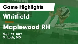 Whitfield  vs Maplewood RH Game Highlights - Sept. 29, 2022