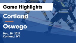 Cortland  vs Oswego  Game Highlights - Dec. 20, 2022